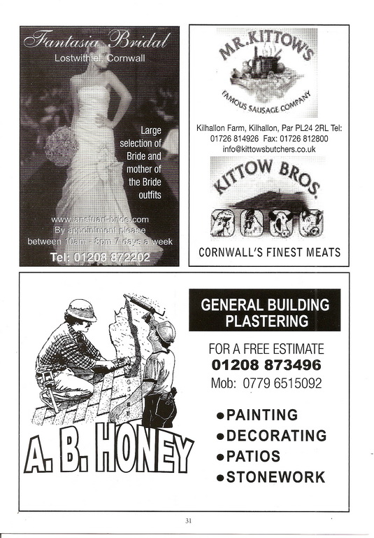 2012 Lostwithiel Carnival Programme Page 31